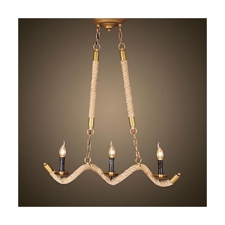 40W Traditional/Classic / Rustic/Lodge / Vintage / Retro / Country Antique Brass Metal Pendant LightsLiving Room / Bedroom / Din