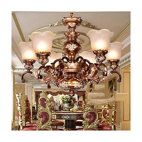 Chandeliers Traditional/Classic/Retro Living Room/Bedroom/Dining Room/Study Room/Office Metal