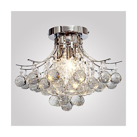 Chandelier Modern Crystal 3 Lights