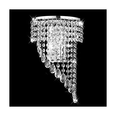 Crystal Flush Mount wall Lights,Modern/Contemporary E12/E14 Metal