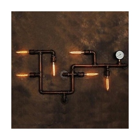 Wall Sconces , Rustic/Lodge E26/E27 Metal