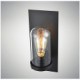 Rustic Style Fixtures Iron Glass Wall Sconce Retro Wall Lamp Light From US