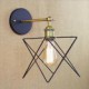 American Bedroom Adornment Wall Lamp, Wrought Iron Stair Lamp Corridor, Corridor Process