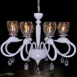 European Style Crystal Droplight Individuality Creative Swan Hotel