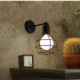 E27 220V 15*23CM 5-15㎡ Restoring Ancient Ways Is The Old Street Lamp Balcony Hallway, Wrought Iron Pot, Wall Lamp