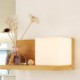 E27 220V 31*14*14CM 10-15㎡ Creative Contemporary And Contracted Solid Wood Glass Wall Lamp