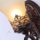 31*16*24CM Europe Type Restoring Ancient Ways, Wrought Iron Bedroom Glass Wall Lamp LED Light