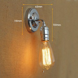 American Rural Countryside Retro Modern Edison Light Bulb Aisle Mini Living Room Wall Lamp