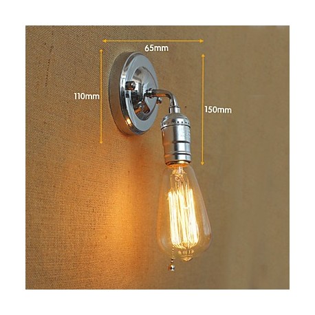 American Rural Countryside Retro Modern Edison Light Bulb Aisle Mini Living Room Wall Lamp