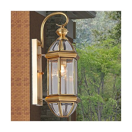 Outdoor Lamp, Garden Lamp, Outdoor Lamp, Full Copper Lamp