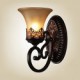 Vintage Wall Lamps 1 Light with Resin Material Glass Shade Bed Room Living Room Hallway Lights