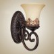 Vintage Wall Lamps 1 Light with Resin Material Glass Shade Bed Room Living Room Hallway Lights