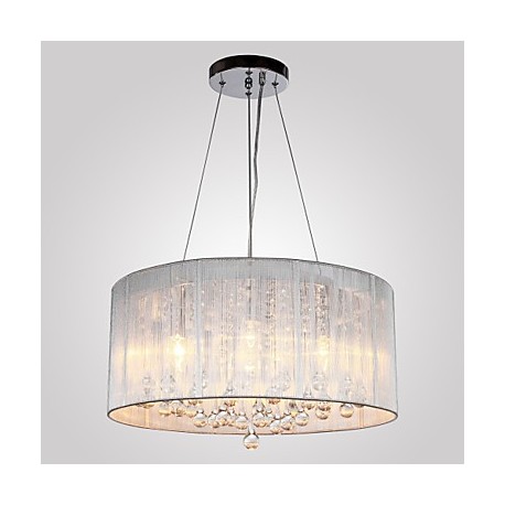 MAX:60W Traditional/Classic Crystal Chrome Metal Chandeliers Living Room / Bedroom / Dining Room / Study Room/Office / Entry / H