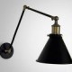 Industrial Nostalgia Personality Loft Black Umbrella Section Double Wall Lamp