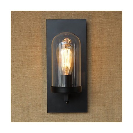 40W 110-220V American Country Style Living Room Pastoral Aisle Warehouse Industry Bedside Bar Decorative Wall Sconce