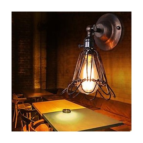 Small Cage Wall Lamp Industrial Style Restoring Ancient Ways Of Corridor Corridor Lamps And Lanterns