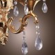 Elegant Crystal Wall Light in Pink