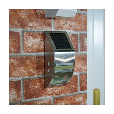 Solar White Wall Light With PIR Motion Sensor(CIS-57228)