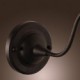 60W Artistic Wall Light with Retro Metal Shade and Bracket