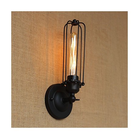 40W 110-240V Retro Minimalist Industrial Bedside Aisle Stairs Balcony Decorative Wall Sconce