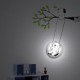 E14 220V Little Bear High Temperature Resistant Plastic LED Light And Creative 3D Wall Paper Wall Lamp