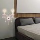 Crystal Wall Light with 2 Lights in Candle Bulb