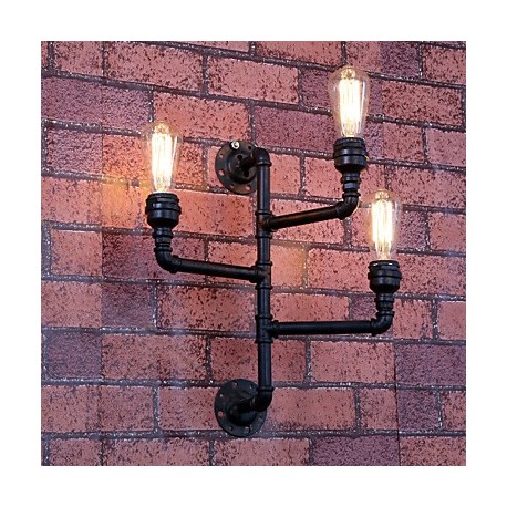 Mini Style Wall Sconces , Rustic/Lodge E26/E27 Metal