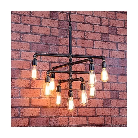 MAX:60W Vintage Bulb Included Painting Metal Flush Mount Bedroom / Dining Room / Entry / Hallway