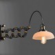 Vintage Industrial American Country Restaurant Bedroom Study Creative Staircase Aisle Lamp Telescopic Iron Wall Lamps