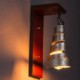 Antique Wood Wall Sconces 1 Light