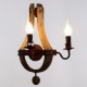 Mini Style Wall Sconces , Rustic/Lodge E12/E14 Wood/Bamboo