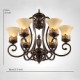 Chandeliers/Pendant Lights/6 Lights/ Vintage/Country/Island Living Room/Bedroom/Dining Room/Metal+Glass