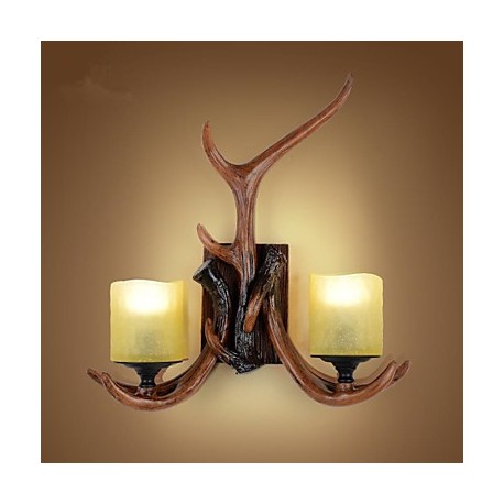 Wall Sconces Mini Style / Bulb Included Traditional/Classic Resin