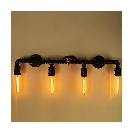 Mini Style Wall Sconces , Rustic/Lodge E26/E27 Metal