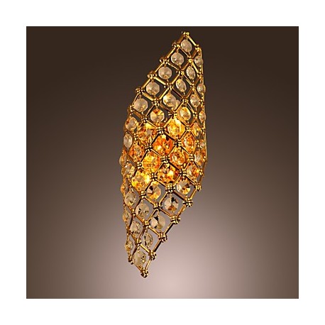 Artistic Crystal Wall Light with 2Lights