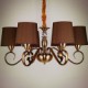 5 Rustic/Lodge / Vintage Mini Style Electroplated Metal Chandeliers Living Room / Bedroom / Dining Room / Kids Room