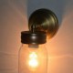 Rustic Wall Light In Bottle Shape