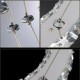 Crystal LED Chandeliers Lights Lighting Modern Single Rings D60CM K9 Large Crystal Indoor Ceiling Light Fixtures