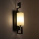 Modern American Style Antique Lamp Living Room Bedroom Hotel Rooms White Cloth Wall Lamp