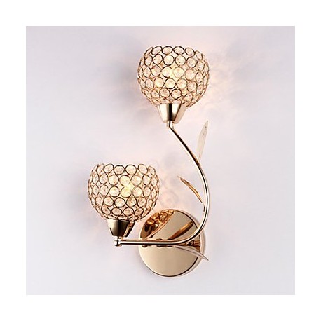 Wall Sconces / Reading Wall Lights Crystal / Mini Style Modern/Contemporary Metal