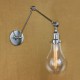 Chrome Glass Telescopic Retro Wall Lamp