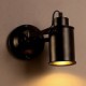 Vintage Wall Lamp Industrial Black Wrought Iron Wall Light Retro Econce Fixturedison Lamp Corridor Wall s Lighting