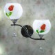 35*37CM Europe Type Elegant Style Of Archaize Hotel Bedside Wall Lamp LED Light