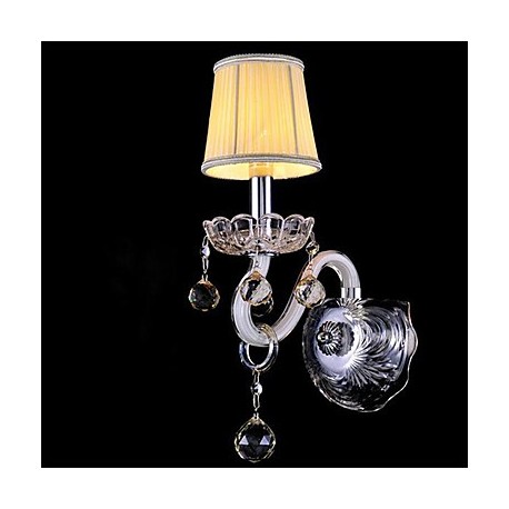 Crystal/Mini Style Wall Sconces/Candle Wall Lights , Modern/Contemporary E12/E14 Glass