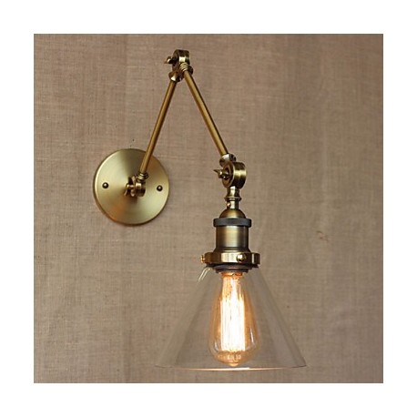 40W 110-240V Retro Vintage Store Exclusively Designed Modern Bronze Church Lobby Decorated Bedroom Wall Lamp