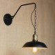 Simple And Creative Personality Wall Lamp Industry Chain American Retro Iron Aisle Bedroom Bedside Wall Lamp