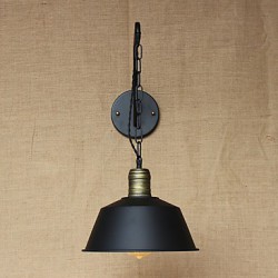 Simple And Creative Personality Wall Lamp Industry Chain American Retro Iron Aisle Bedroom Bedside Wall Lamp