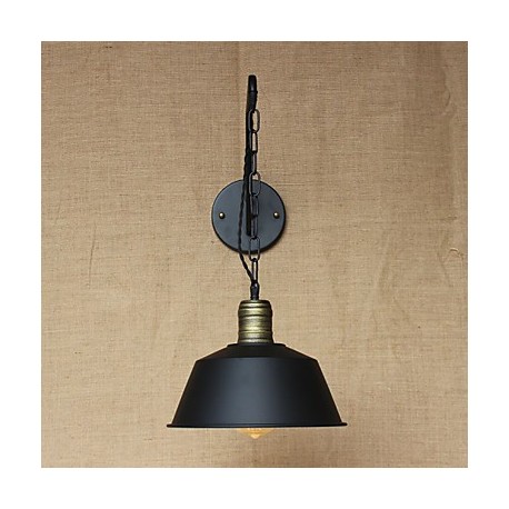 Simple And Creative Personality Wall Lamp Industry Chain American Retro Iron Aisle Bedroom Bedside Wall Lamp