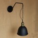 Simple And Creative Personality Wall Lamp Industry Chain American Retro Iron Aisle Bedroom Bedside Wall Lamp