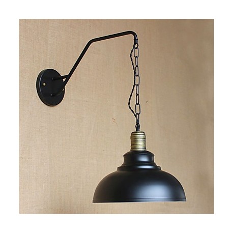 Simple And Creative Personality Wall lamp Industry Chain American Retro Iron Aisle Bedroom Bedside wall Lamp